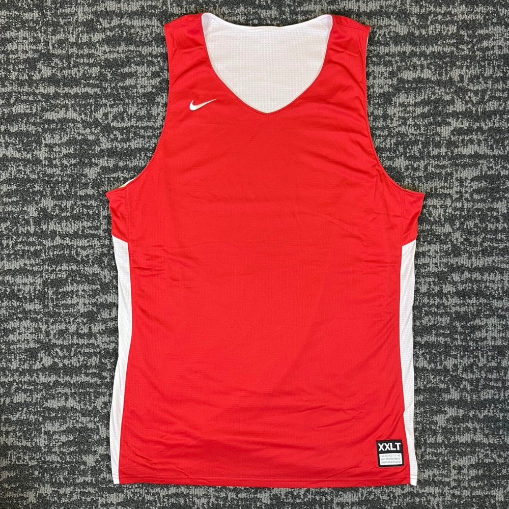 Nike Basketball Jersey Mens XXLT Red White Reversible Mesh Tank Top